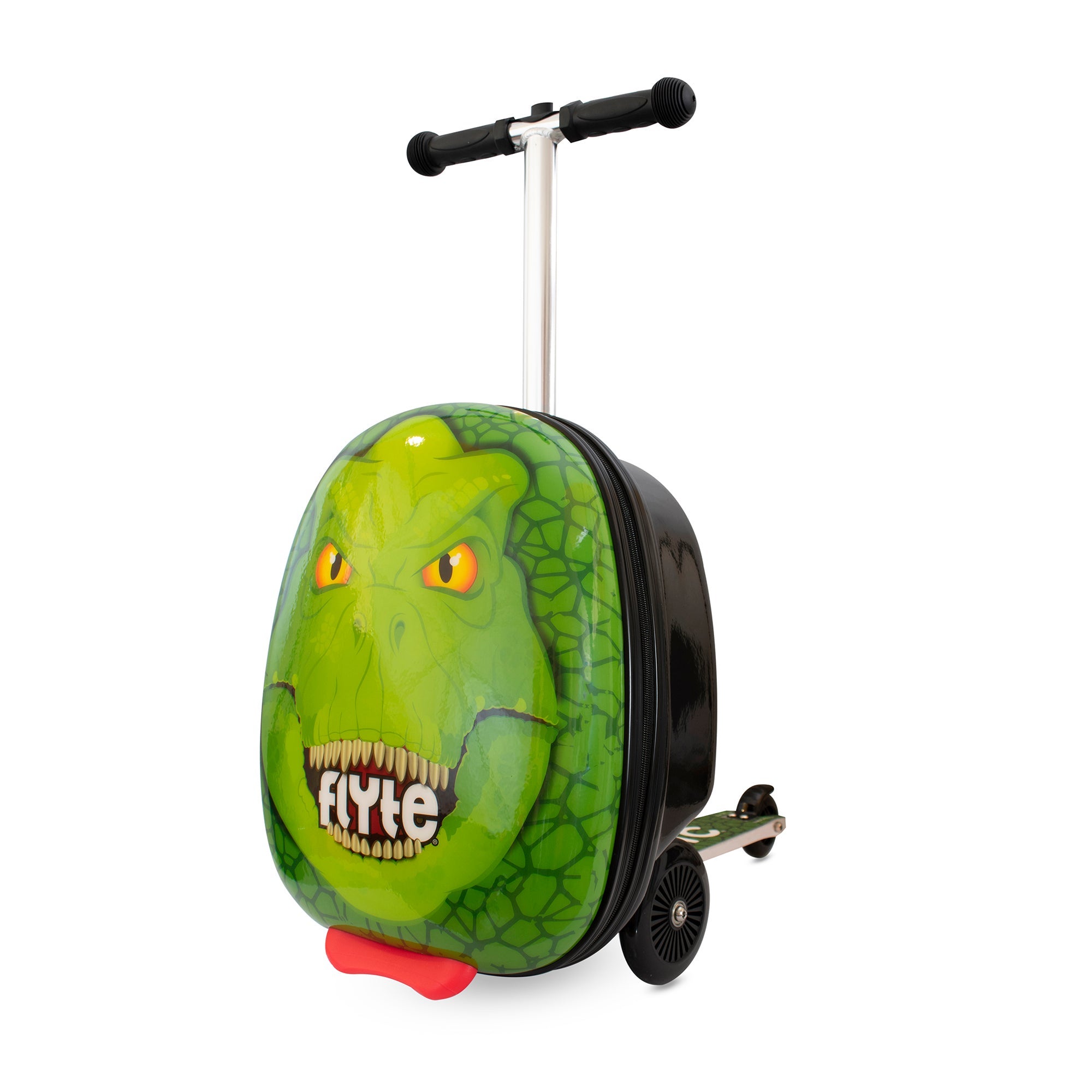 Zinc Flyte Darwin the Dinosaur Scooter Suitcase - Children's Luggage