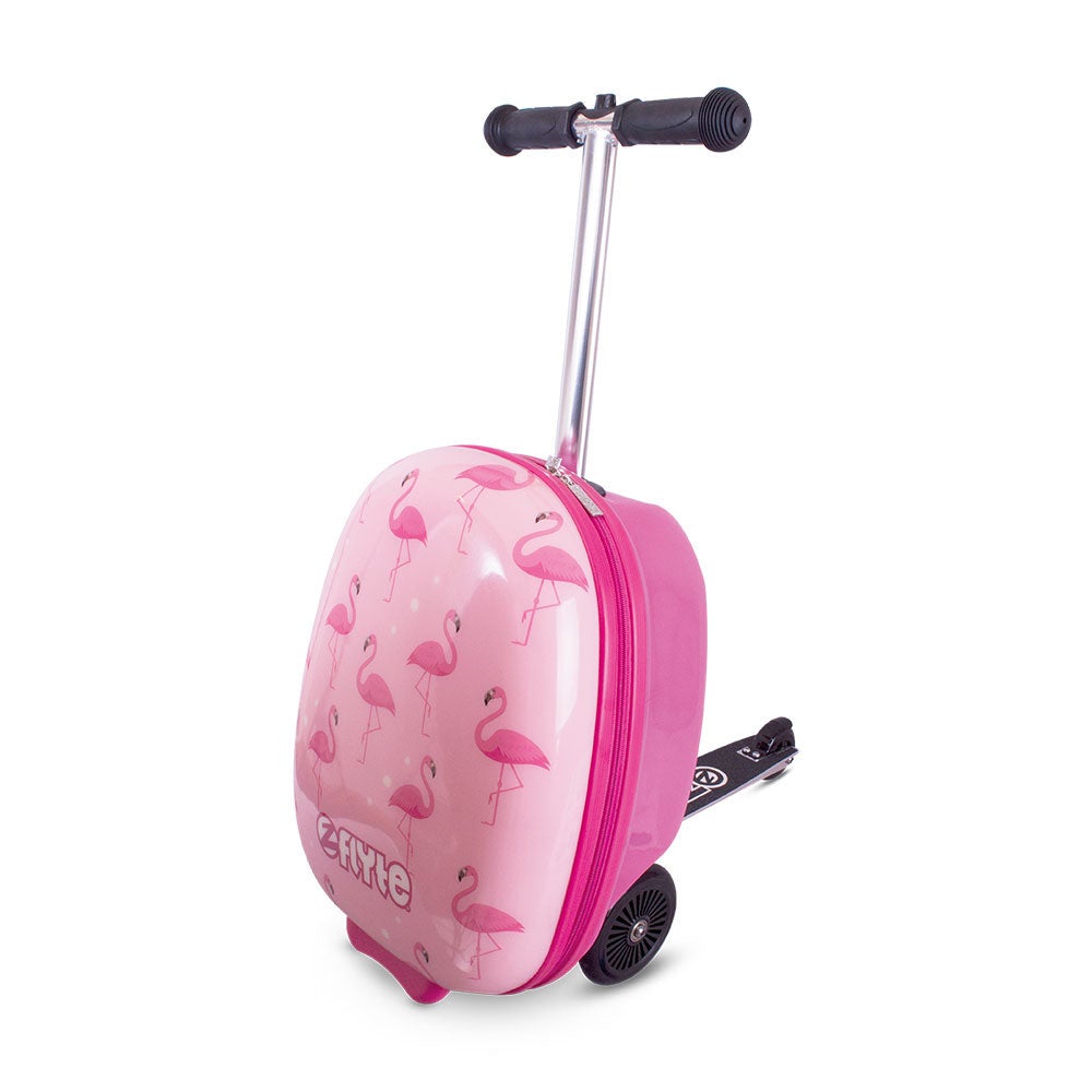 Zinc Flyte Fifi the Flamingo Scooter Suitcase - Children's Luggage
