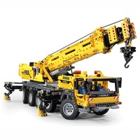 2590pcs Remote Control Ladder Truck Kids Building Blocks Toy Puzzle Mould King