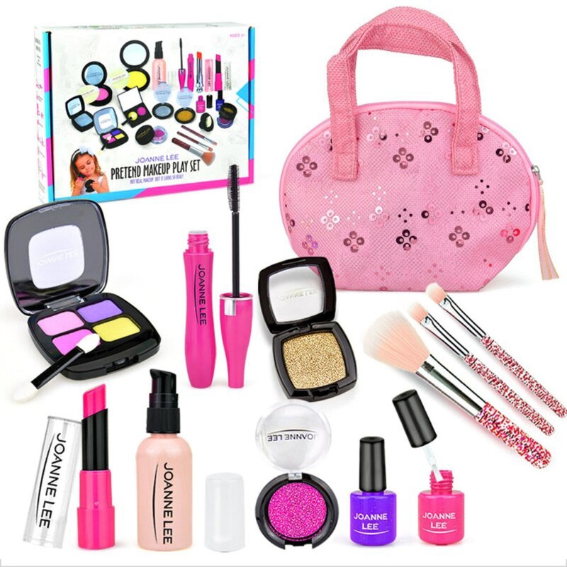 Buy Kid Girls Makeup Set tool Eco-friendly Cosmetic Pretend Play Kit ...