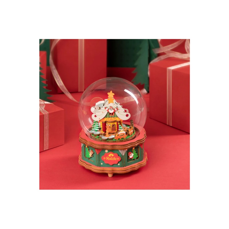 DIY 3D Wooden Vintage Music Box Puzzles Handmade Building Gift Craft