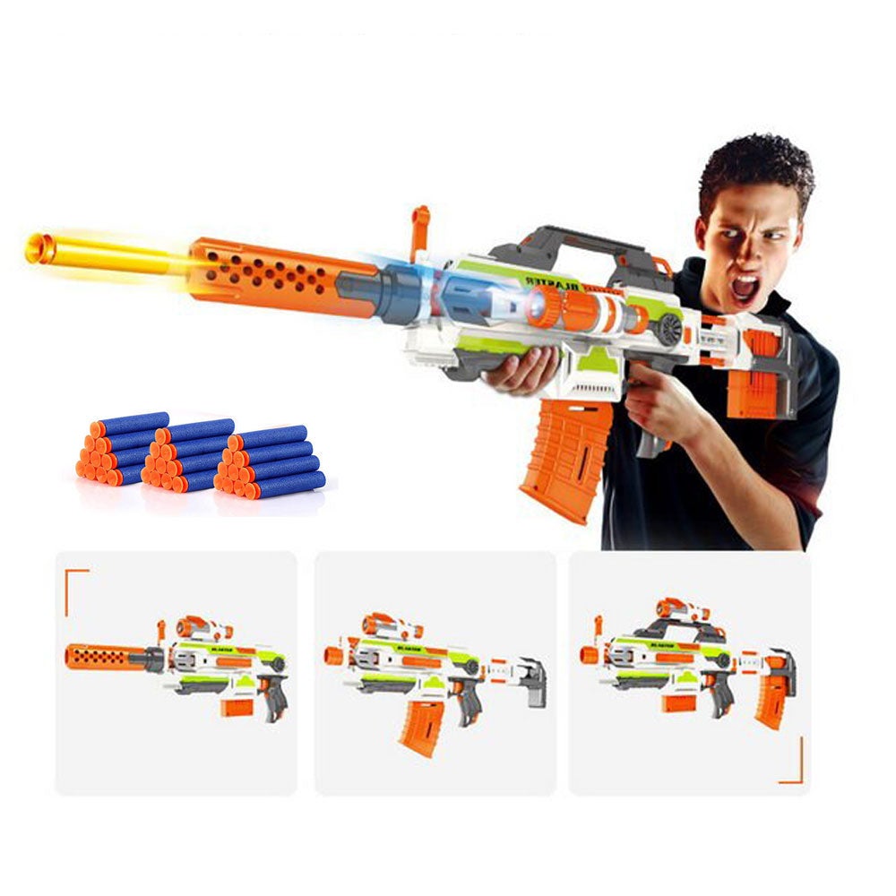 2X Nerf N-strike Elite Blasters Toy Gun EVA Bullet Band Bomb Stretch Wrist Strap 