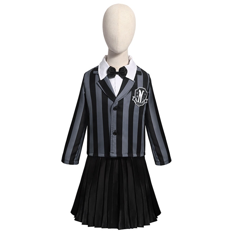 Buy Girls Wednesday Addams Nevermore Academy Uniform Dress Flying