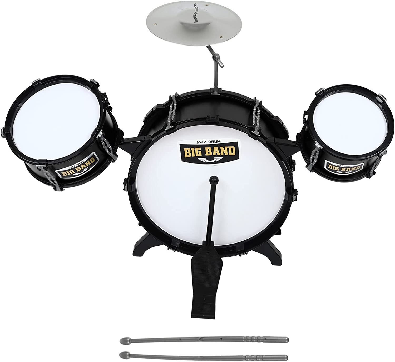 Buy Jazz Drum Set Small Plastic Drum Set Toy Early Educational Music ...