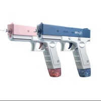 Toys Glock Clip Version of Bullet Drum The Electric Water Gun Outdoor Child Design Shooting Game Pistol Kids Toys