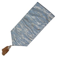 By Dezign - Blue & Gold Runner - Napery & Throws
