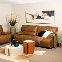 By Dezign - Claudia Recliner - Leather Lounges