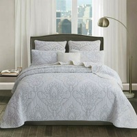 100% Cotton Coverlet Set Majestic White