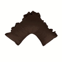 280TC Luxury Percale Ruffled V Pillowcase 4 Different Colors available