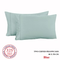 325TC Pair of Cuffed Standard Pillowcases by Accessorize