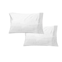 600TC Pair of Cotton Sateen Standard Pillowcases 48 x 74 cm