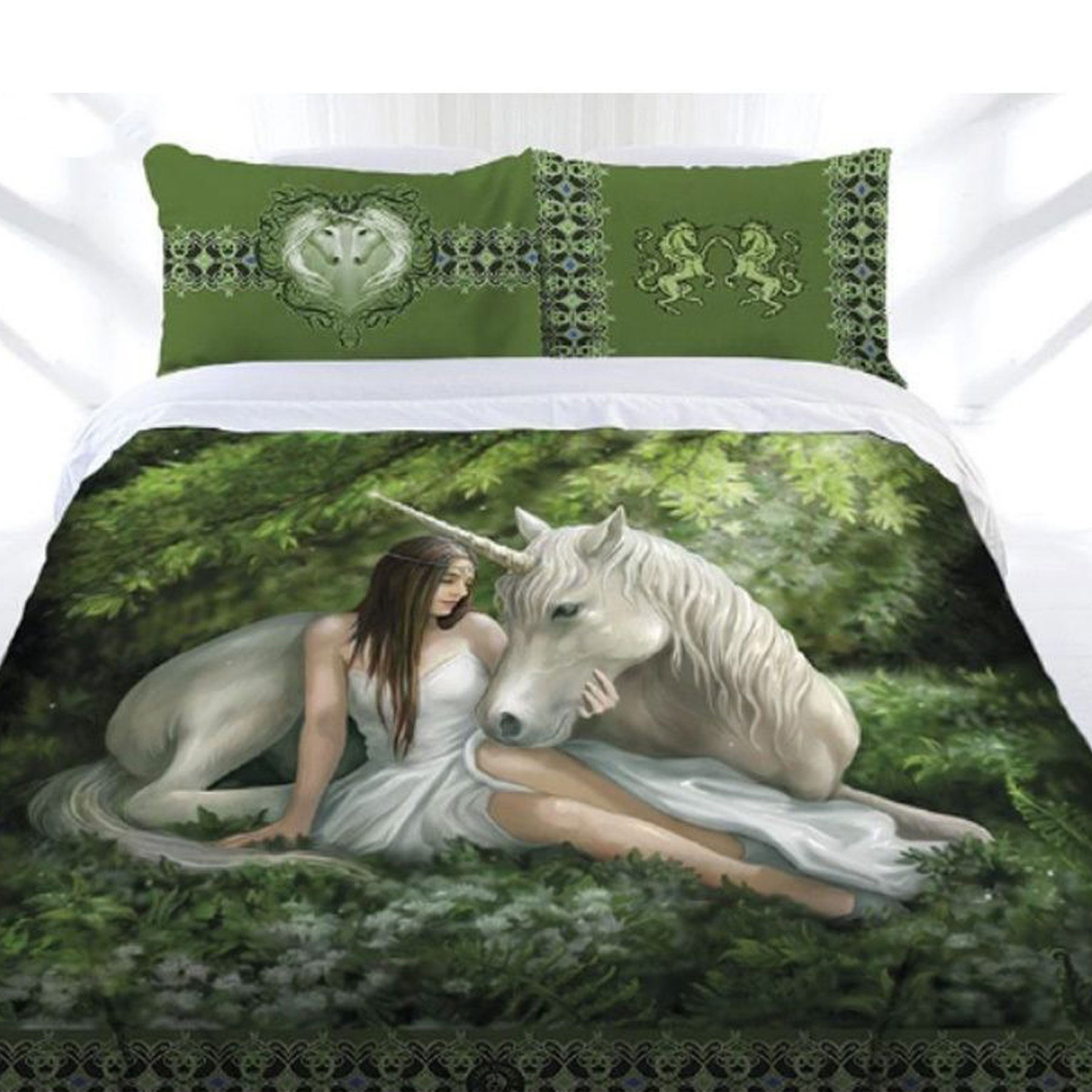 Anne Stokes Pure Heart Quilt Cover Set