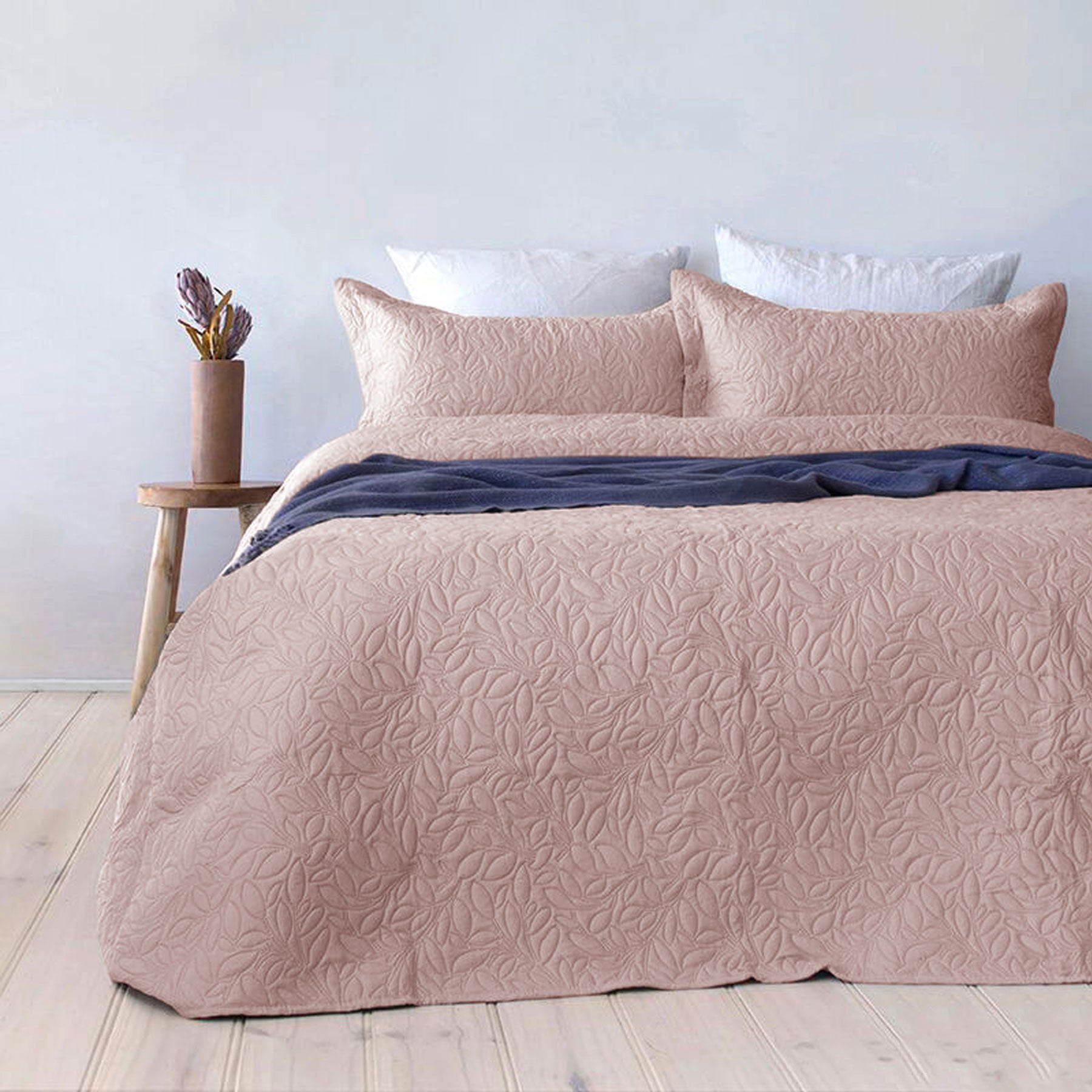 Botanica Embossed Coverlet Set Single/Double by Bambury available in 5 Colors