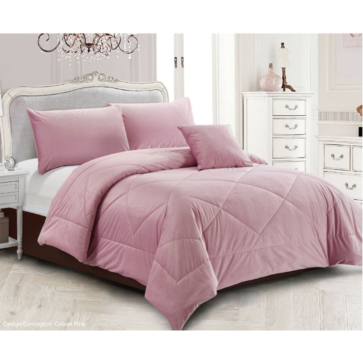 Carrington Quilt/Bedding Set Pink