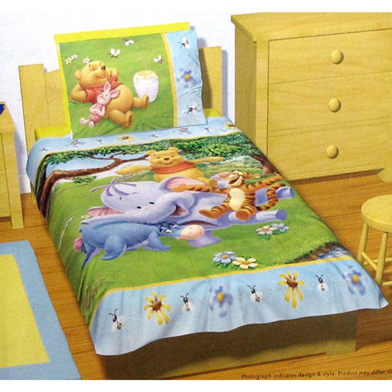 Buy Disney Winnie the Pooh Play Quilt Cover Set Double MyDeal