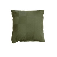 Dominic Olive Gingham Jacquard Cushion Cover