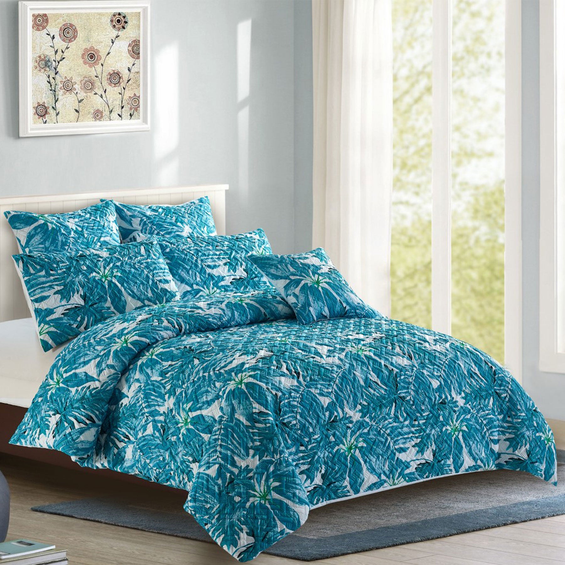 Eden Lightly Quilted Quilt Cover Set