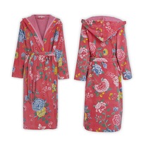 Good Evening Cotton Bath Robe Coral