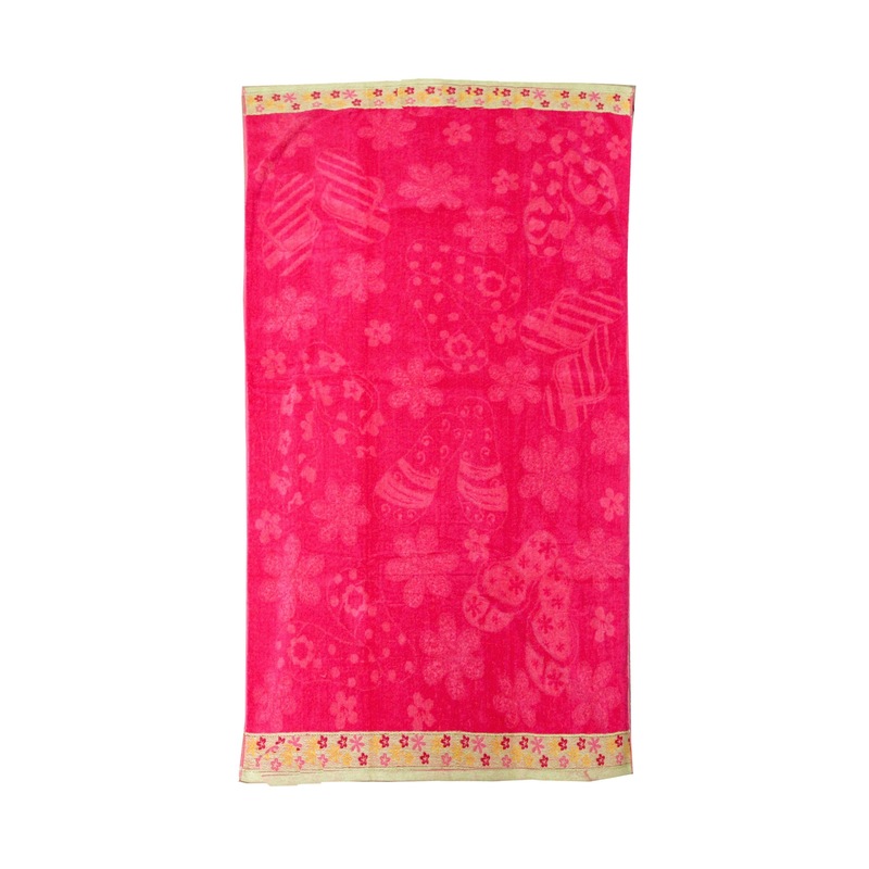 Buy Jacquard REVERSIBLE Large Cotton Velour Beach Towel Thongs MyDeal