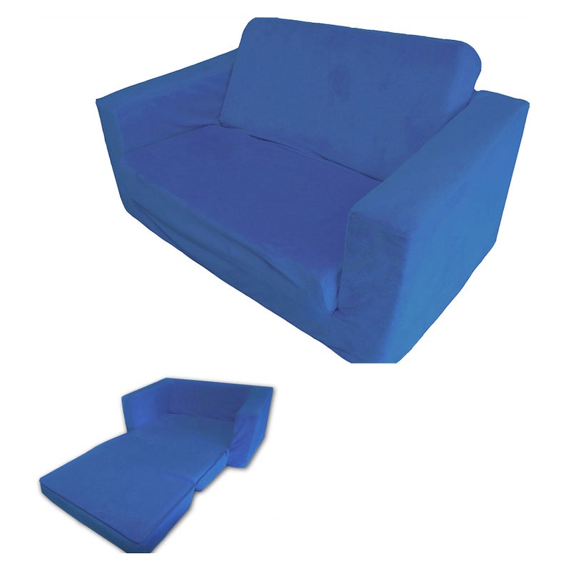 Buy Kids Flip Out Sofa Small Available In Blue, Green, Grey, Purple Or Red  - Mydeal