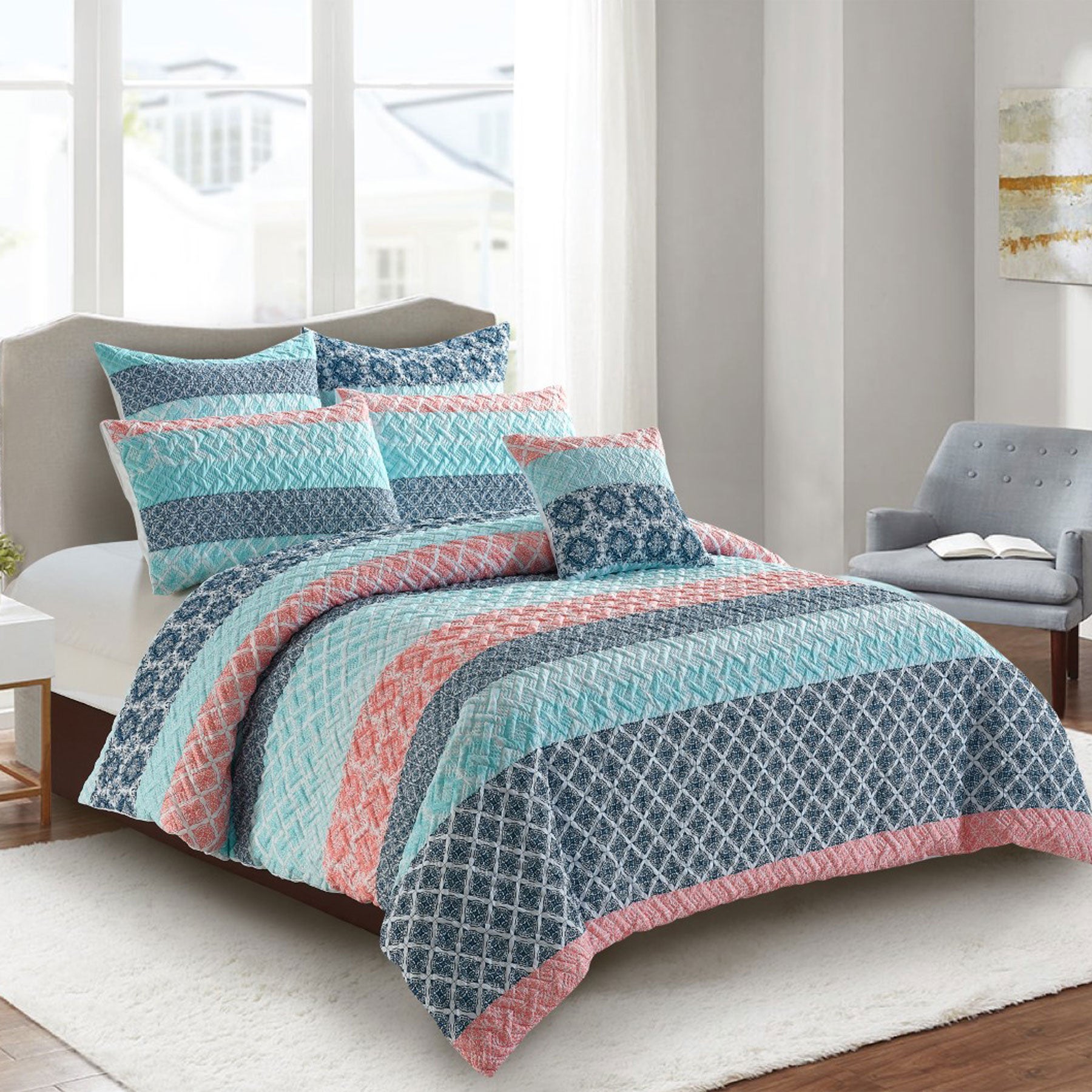 Lana Lightly Quilted Quilt Cover Set