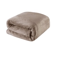 Luxury Light Weight Coral Fleece Blanket (Double, King)