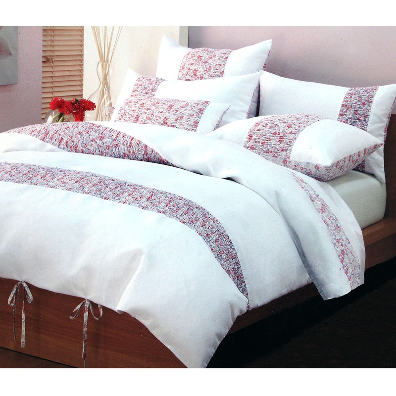 Buy Lucy Pink Quilt Cover Set Queen MyDeal