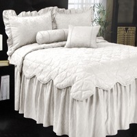 Phase 2 Magnifico Antique White Jacquard Bedspread Set (Double, Queen)