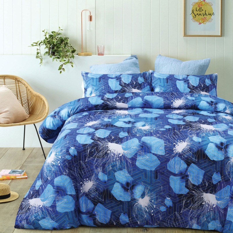 Buy Mitzy Blue Quilt Cover Set MyDeal