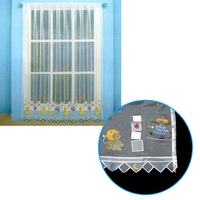 One Piece Kids Cute Sheer Lace Curtain 300 x 213cm