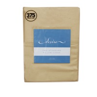 375TC Pair of 100% Cotton Premium Quality Standard Pillowcases