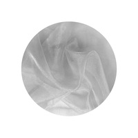Pair of Rod Pocket Organza Sheer Curtains 150 x 213 cm
