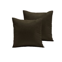 Pair of Polyester Cotton European Pillowcases with 25 Colors Options