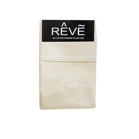 Pair of Reve 100% Cotton Standard Pillowcases 48 x 74 cm