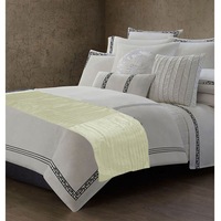 Pleated Bed Runner - Cream