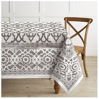 Pure Cotton Vintage Grey Tablecloth by Rans