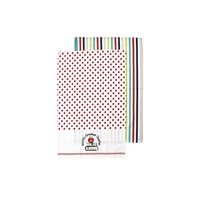 Set of 2 World's Greatest Teacher Kitchen / Cleaning 100% Cotton Tea Towels by Ladelle