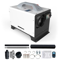 5KW 12V White All in One Diesel Air Heater Caravan Motorhome Garage Workshop Boat New Model