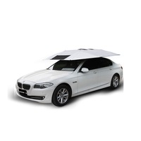 Car Umbrella Tent Sunshade Manual Silver Outdoor Use Camping Garden
