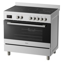 Domain Stainless Steel Fascia 9 Function Fully Electric Freestanding Cooker - 900mm