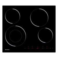 Domain Ceramic Glass Electric Cooktop with Touch Controls - 600mm