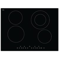 Domain Ceramic Glass Electric Cooktop with Touch Controls - 700mm