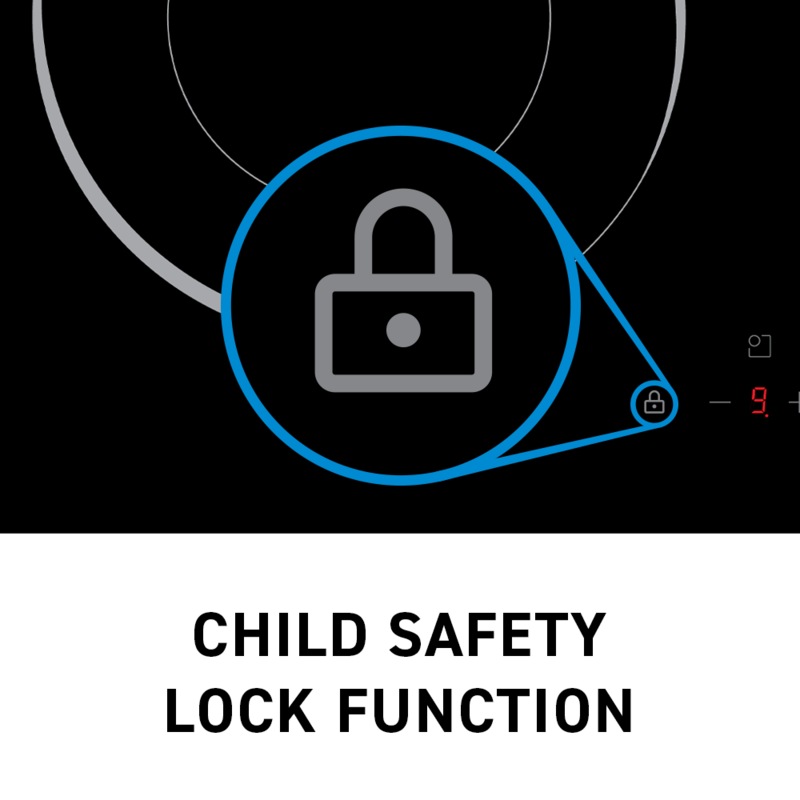 Buy Domain Ceramic Glass Electric Cooktop with Touch Controls 700mm