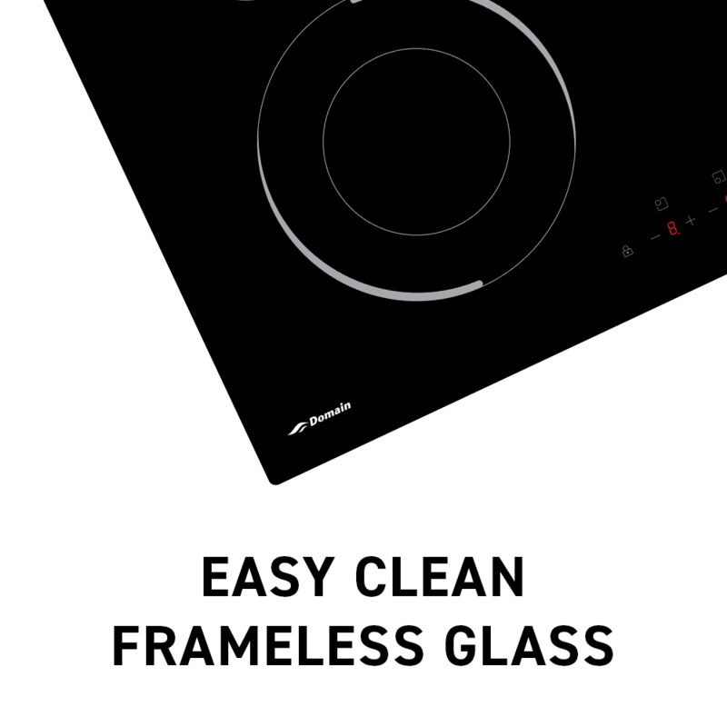 Buy Domain Ceramic Glass Electric Cooktop with Touch Controls 700mm