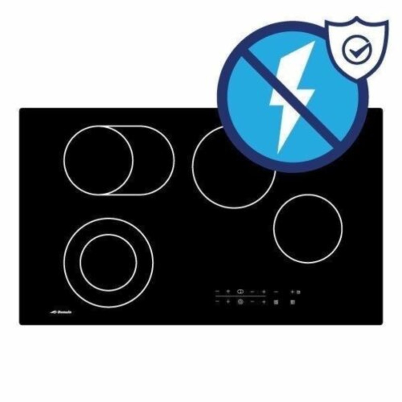 Buy Domain Ceramic Glass Electric Cooktop with Touch Controls 900mm