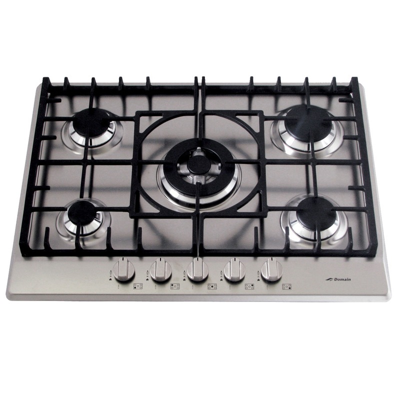 Buy Domain Premium Stainless Steel Gas Cooktop + FFD & Cast Iron
