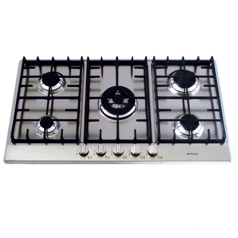 Buy Domain Premium Stainless Steel Gas Cooktop + FFD & Cast Iron