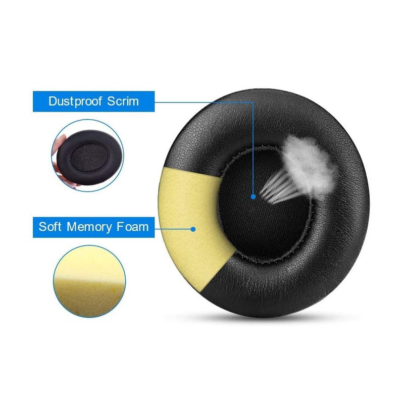 Link Dream Beats Studio 3 Ear Pads Replacement Ear Cushions Memory Foam  Earpads Cushion for Beats Studio 2 Studio 3 (Black)