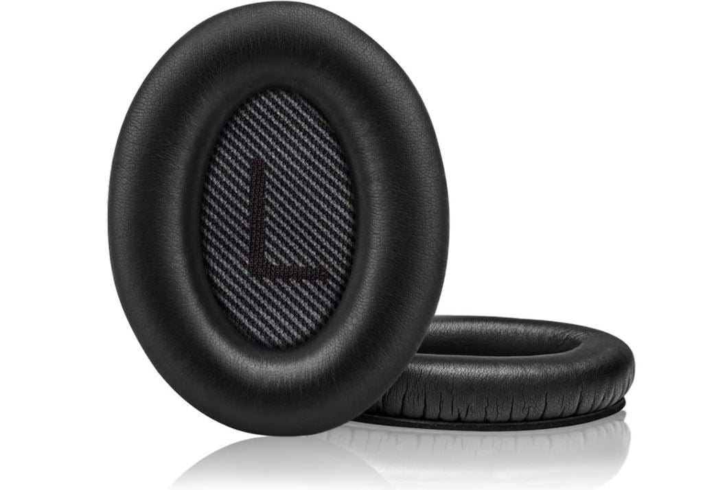 Bose Quiet Comfort 35 Replacemen Ear Cushions Kit Soft Protein Leather Replacement Ear Pad for Bose QC 35/25 / 15 QC2 / Ae2 / Ae2i / Ae2W / Sound Link