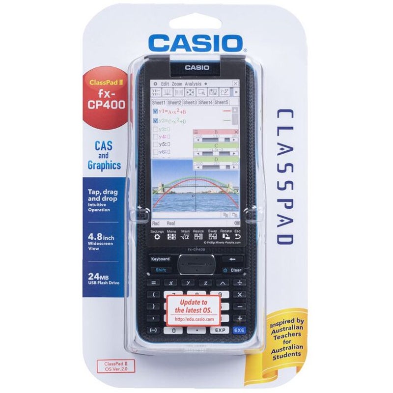 Polinizar triste transferir Buy Casio FX-CP400 ClassPad II CAS Calculator - MyDeal